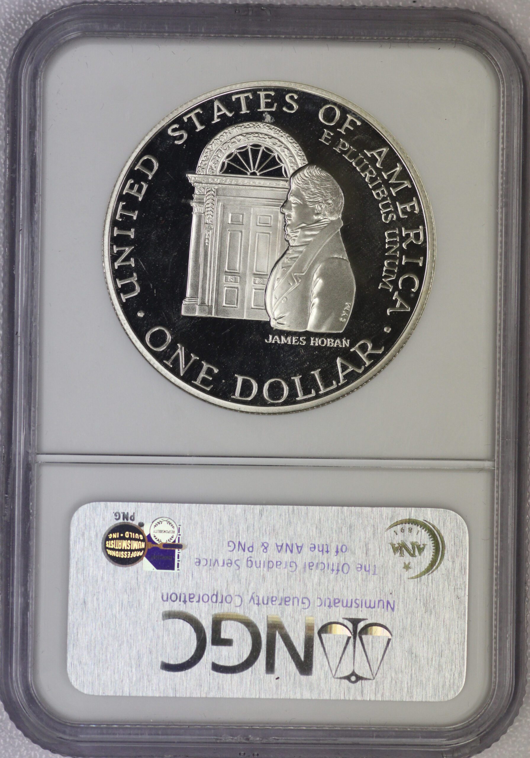 Auction - 1992 W White House Commemorative Silver Dollar - NGC PF69 Ultra Cameo - Scratchy Holder - Image 2