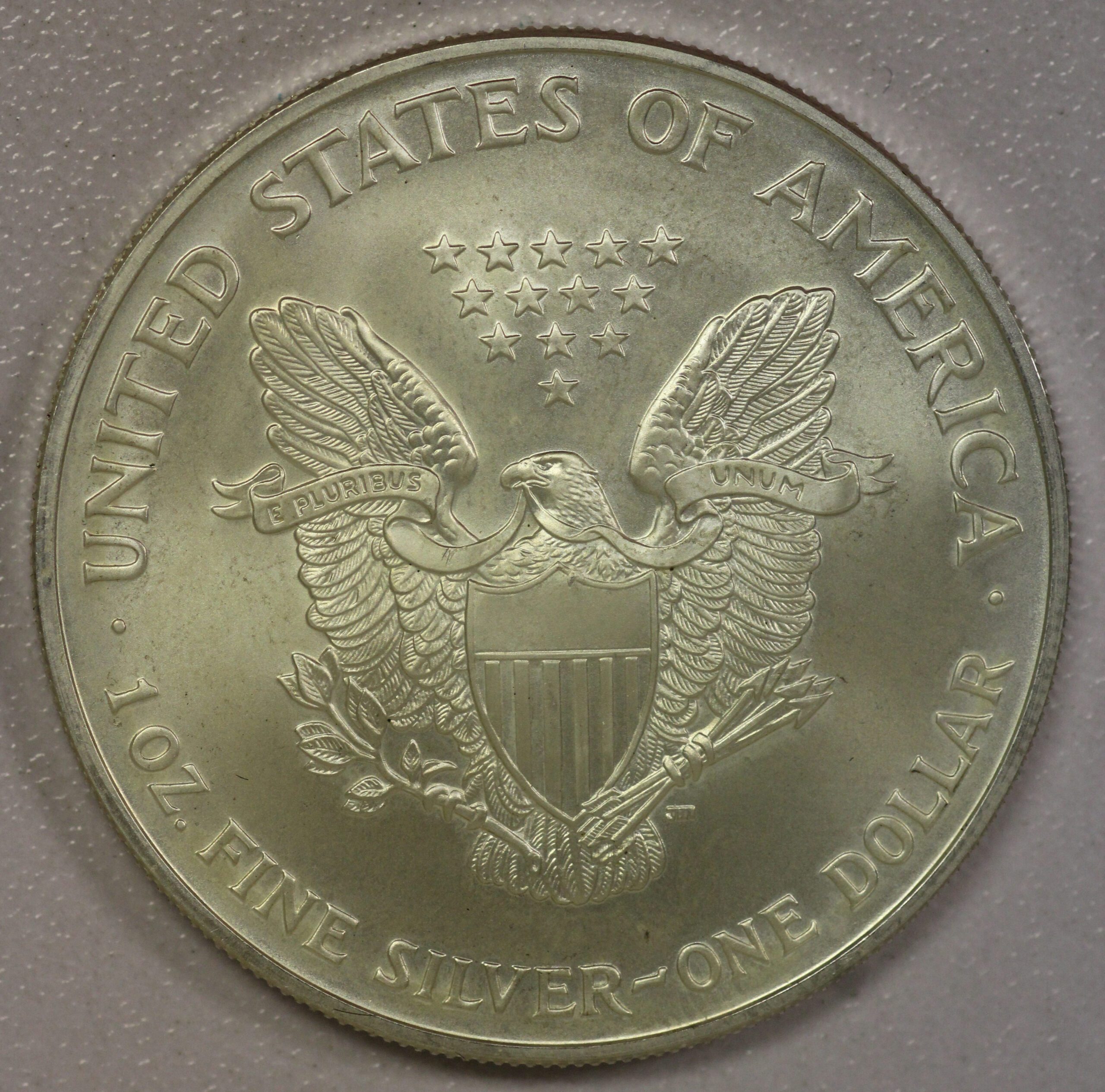 Auction – 2002 American Silver Eagle – Guardian Angel Colorized