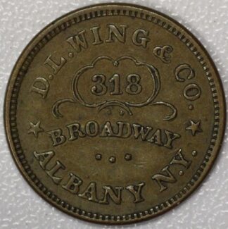 Auction - Circa 1860's 316 Broadway New York Union Flower