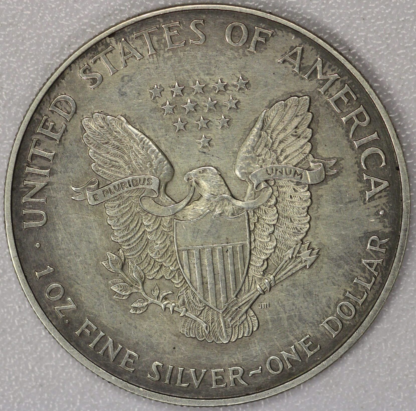 AUCTION- 1995 American Silver Eagle Toned - Image 2