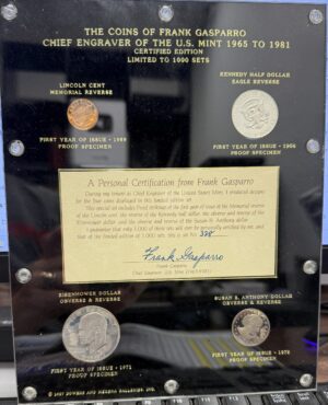 Auction - The Coins Of Frank Gasparro 1965 to 1981 Limited 1000 No. 328