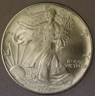 AUCTION-  1995 American Silver Eagle