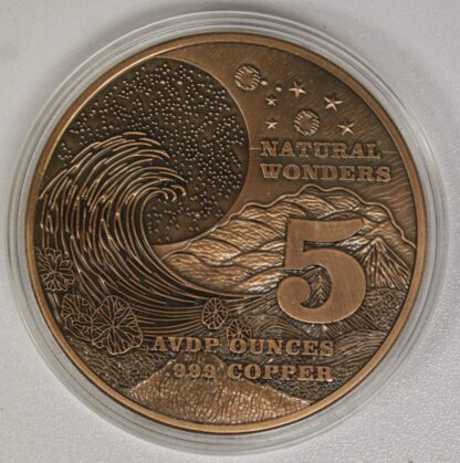 Auction – Natural Wonders – Grand Canyon – 5 OZ Copper Round