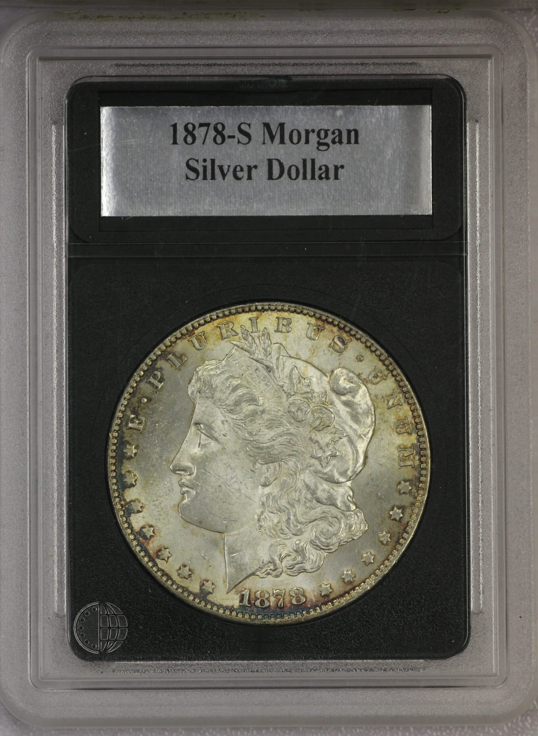 Auction - 1878 S Morgan Dollar UNC Toned