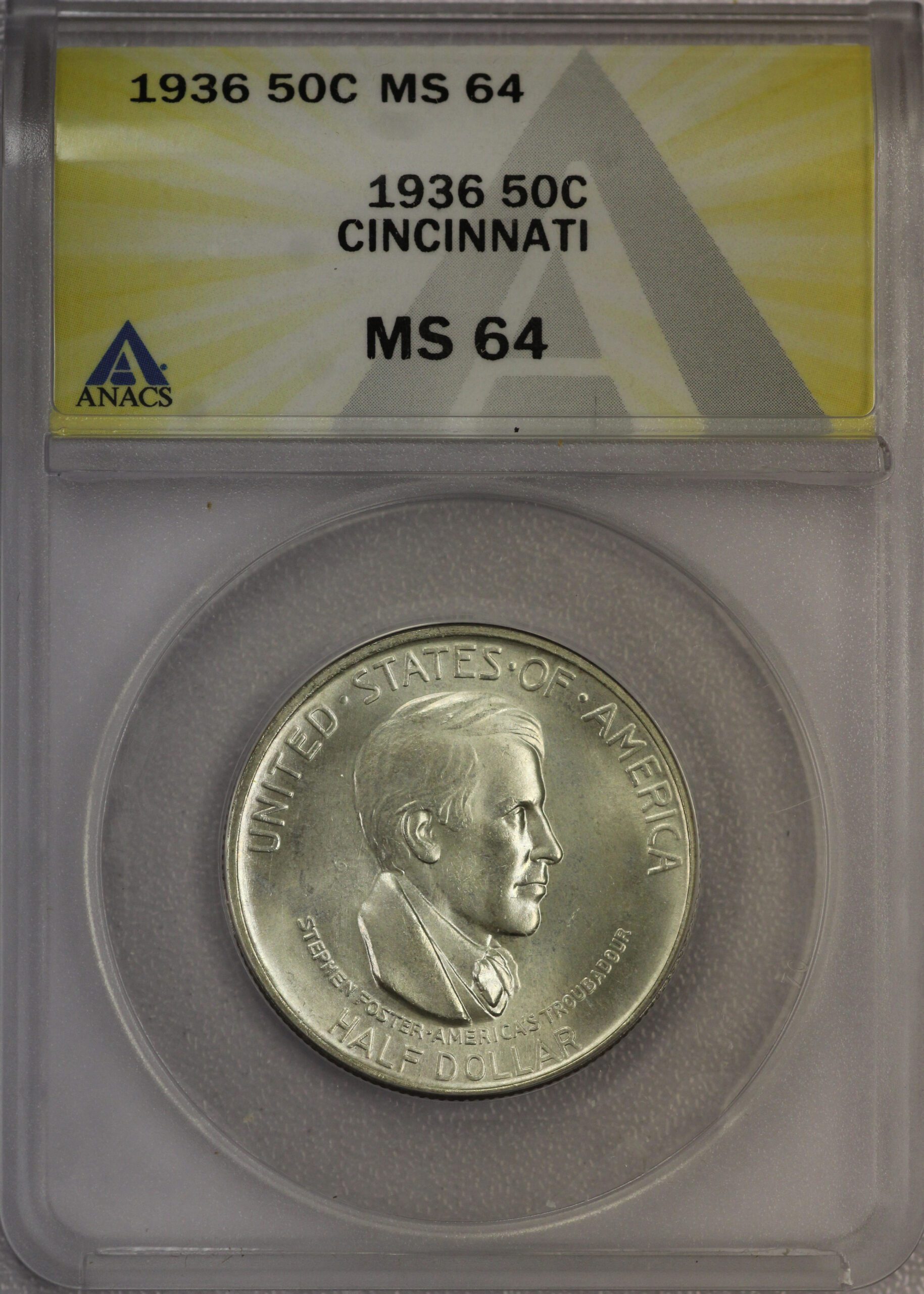 1936 50C MS 64 NGC インドシナ フランス 貿易銀 トーン 仏領インドシナ 50セント銀貨 1936年 NGC MS64 - セキグチは1964年創業