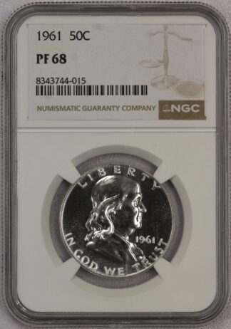 1961 Franklin Half Dollar NGC PF68
