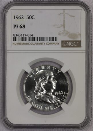 1962 Franklin Half Dollar NGC PF68