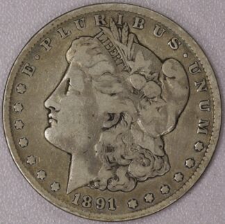 1891 CC Morgan Dollar F15