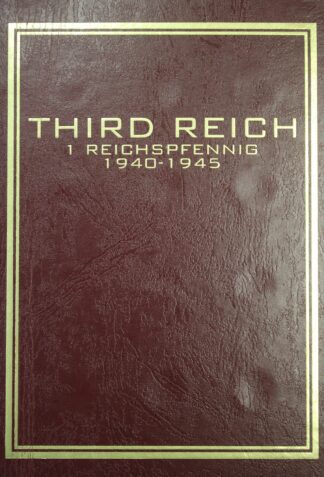 AUCTION-   1940-1945 German Third Reich 1 Reichspfennig Folder with 24 Different Coins