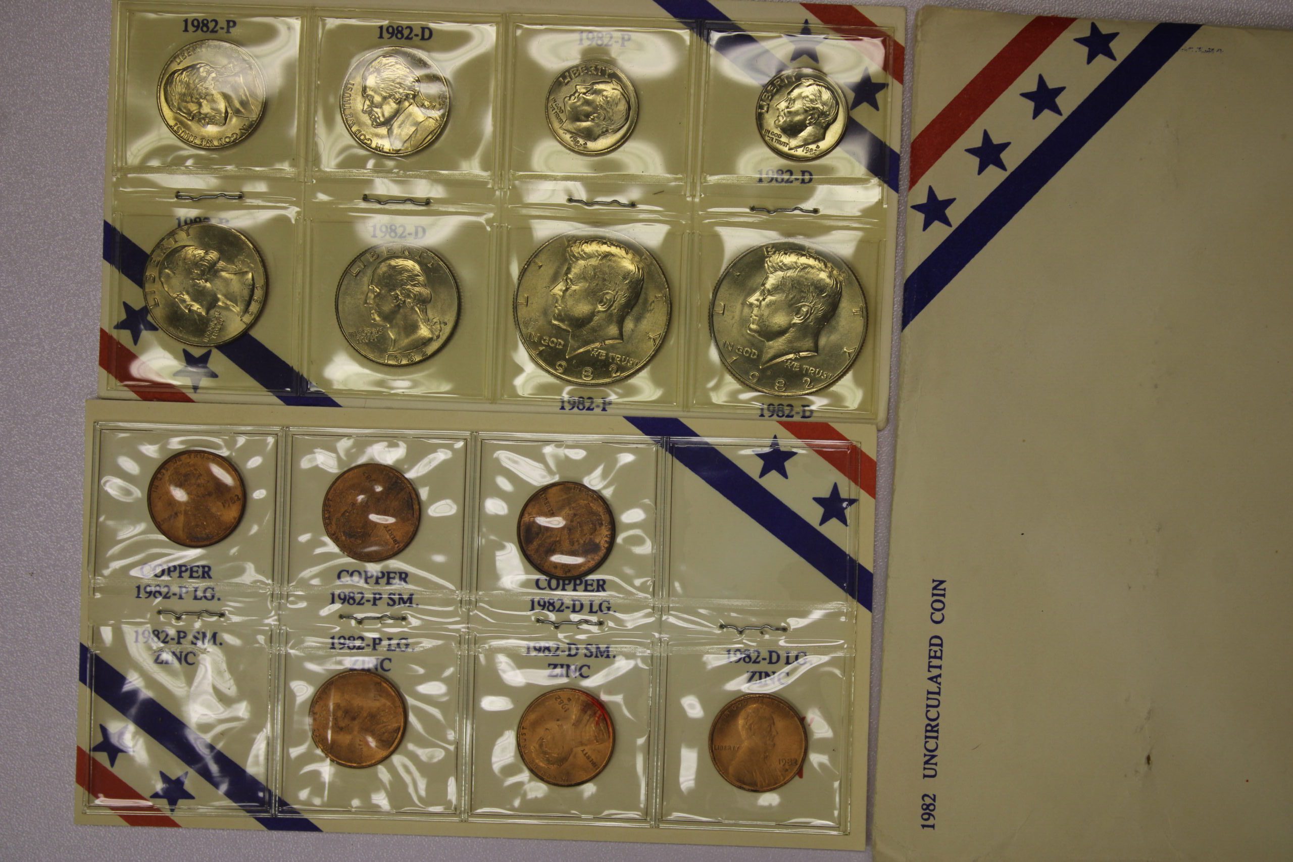 AUCTION- 1982 Uncirculated Set (Private not a mint product) 14 Total Coins