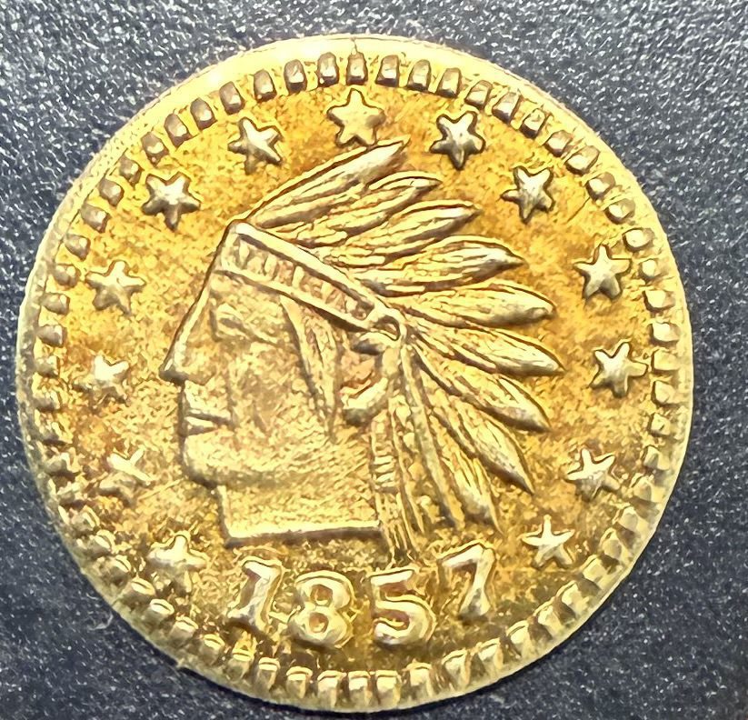 Auction - 1857 California Gold Token - Image 3