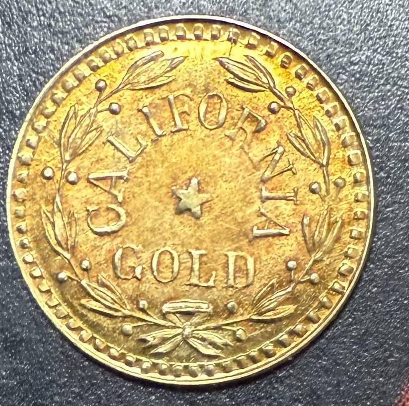 Auction - 1857 California Gold Token - Image 2