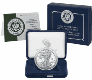 (1) 2025 W 250th Anniversary United States Army Silver Eagle Proof - Army Privy