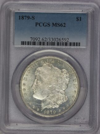 1879 S Morgan  Dollar MS62 PCGS