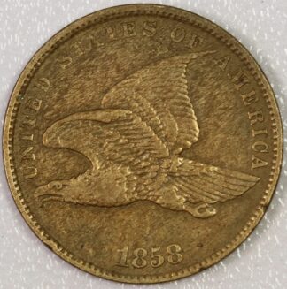 Auction - 1858 Flying Eagle Cent Old Cleaning