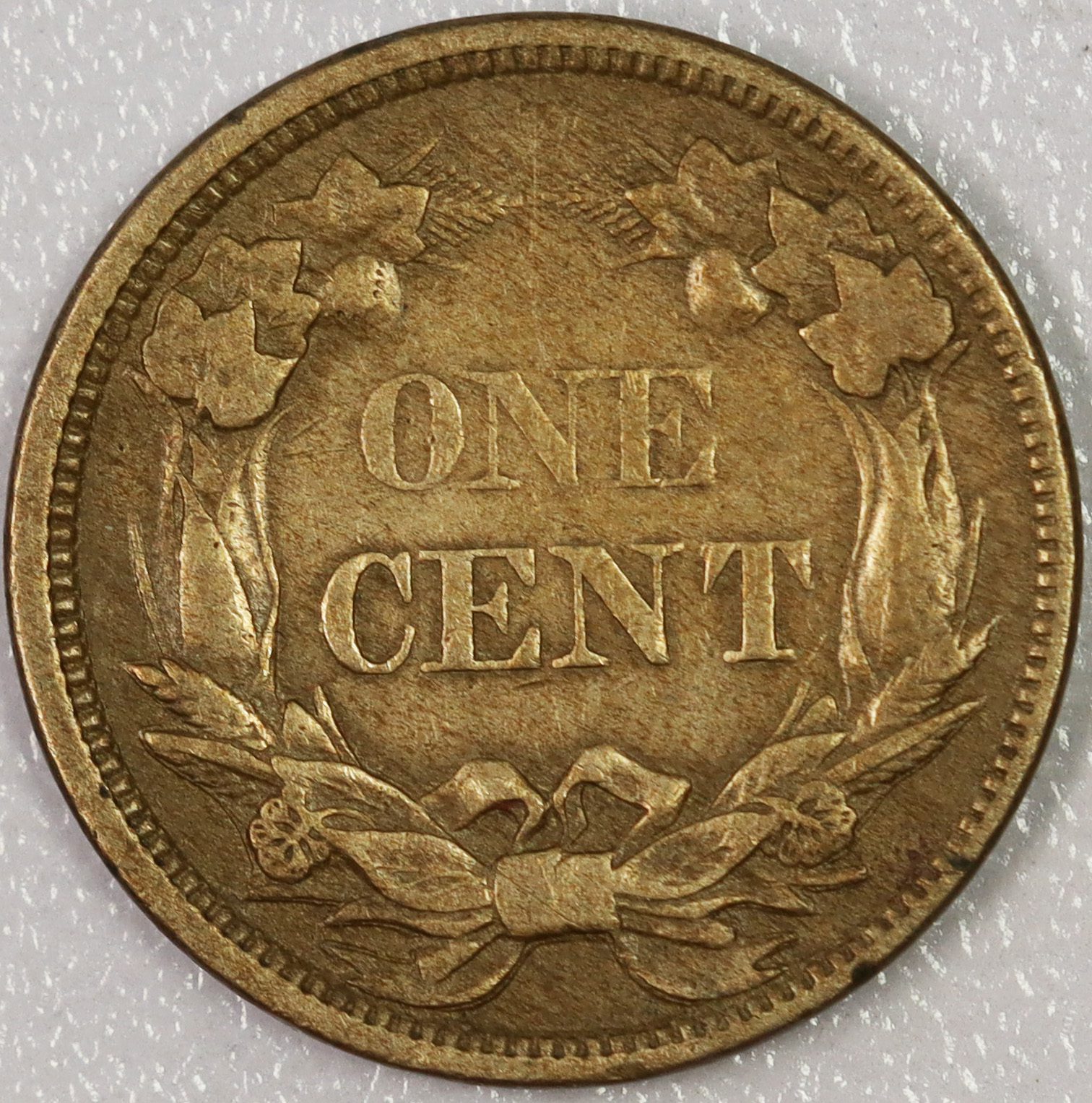 Auction - 1858 Flying Eagle Cent Old Cleaning - Image 3