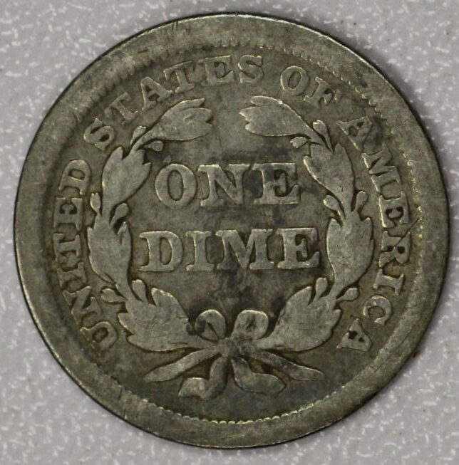 AUCTION- 1842 Seated Liberty Dime Circulated - Image 2