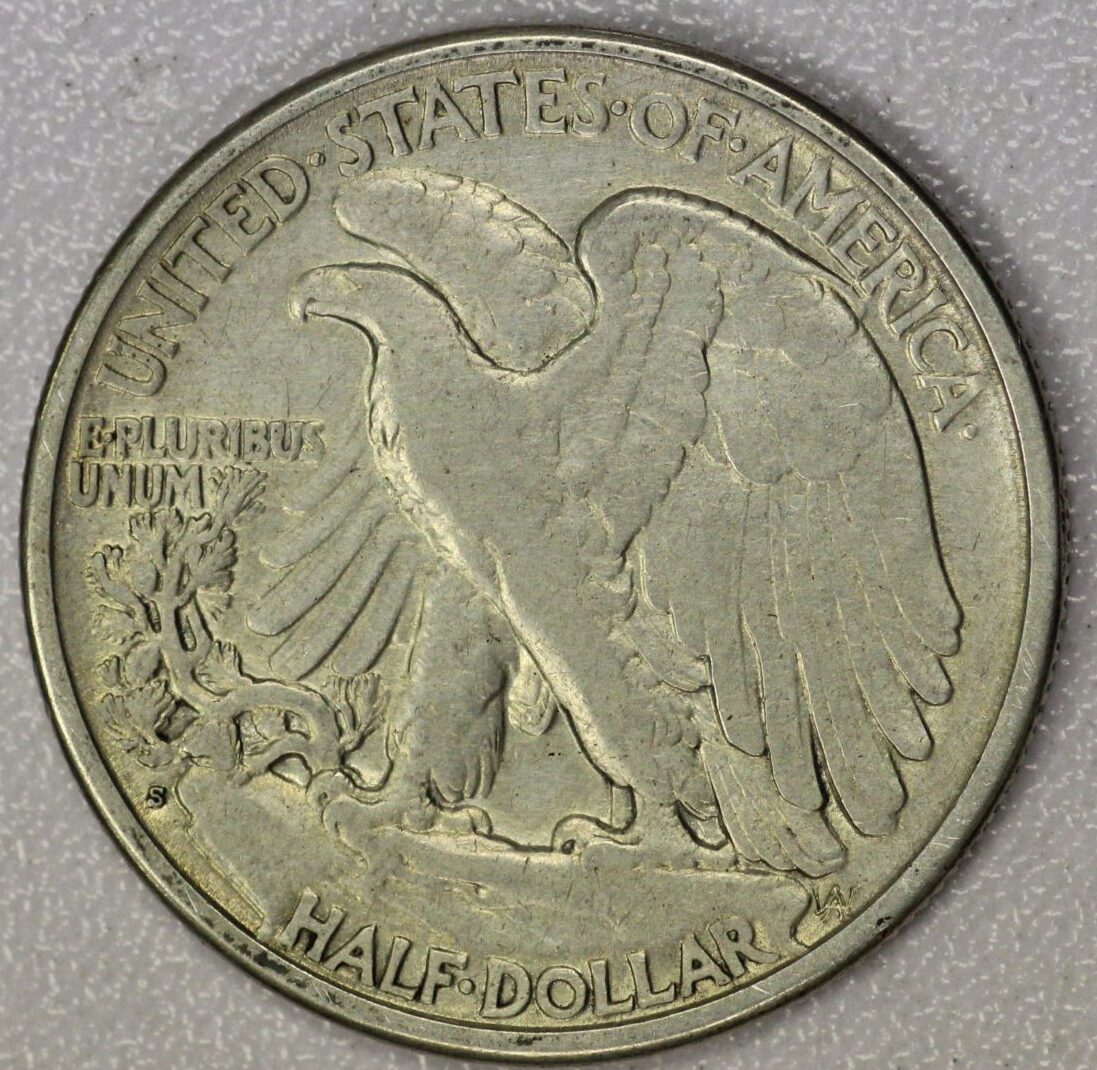 AUCTION- 1918-S Walking Liberty Half Dollar - Image 2