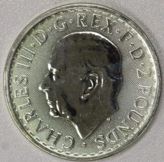 Random Date King Charles III Great Britain Britannia One Troy Ounce .999 Fine Silver Our choice