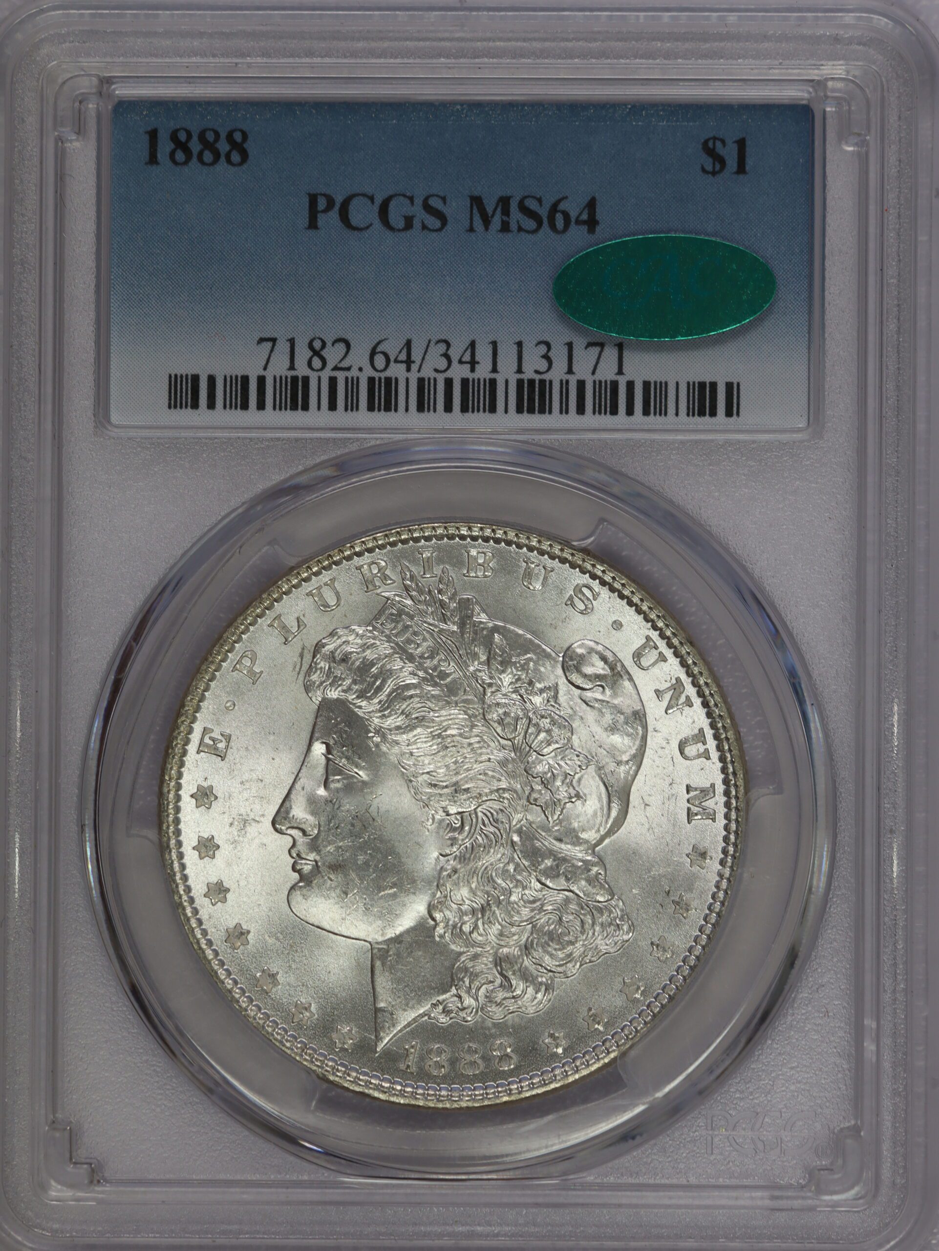 1888 Morgan Dollar PCGS MS64 CAC