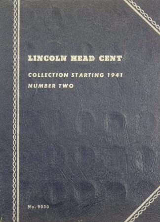 1941-1975 Complete Set of Lincoln Cents in a Whitman or Fort Hamilton Folder