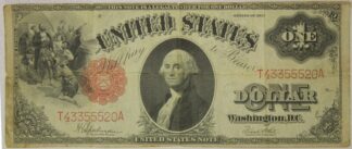 Auction - 1917 United States Legal Tender $1 Large Note Paper Currency