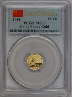 Auction - 2014 Chinese Gold Panda 20 Yn MS70 PCGS