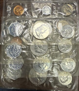 1961 Silver Proof Set No Envelope