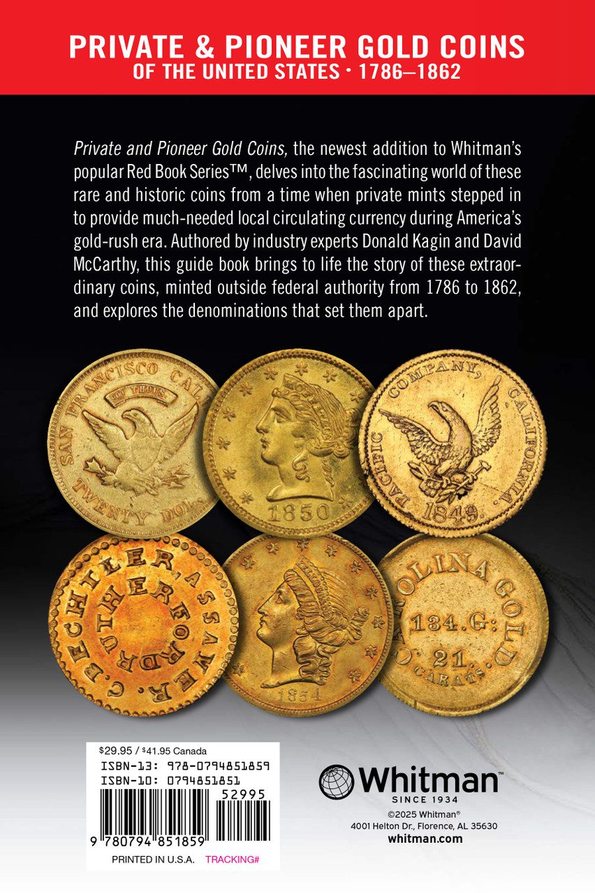 Red Book Series #28: Private and Pioneer Gold Coins of the United States - History, Values, Collecting - Image 2