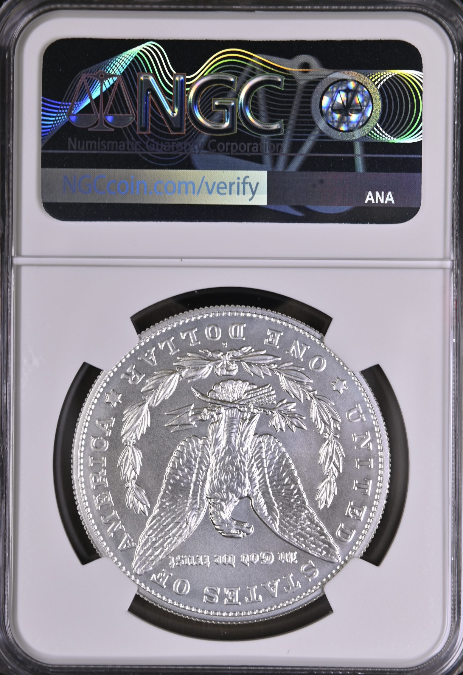 2021 S $1 Morgan Silver Dollar NGC MS69 100th Anniversary Morgan Label Early Release - Image 2