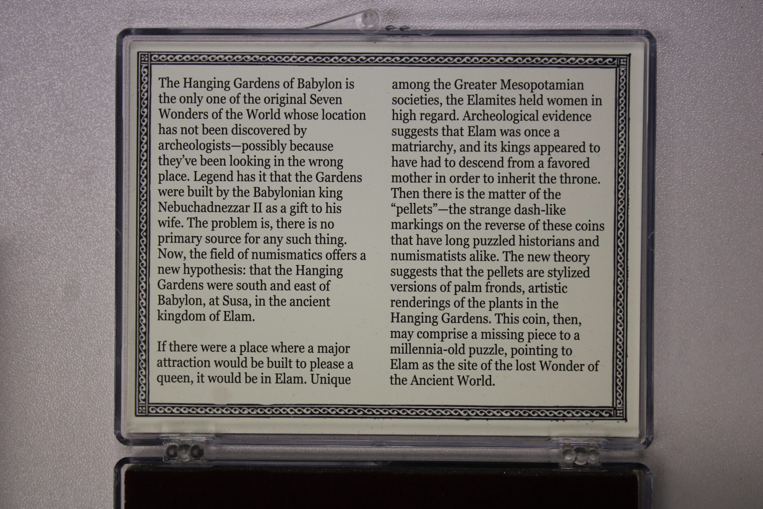 Auctions - 100 - 300 AD Bronze Drachm - Coins Of The Hanging Gardens Of Babylon - Image 2