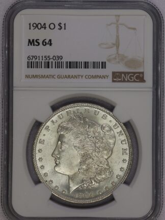 1904 O Morgan Dollar NGC MS64