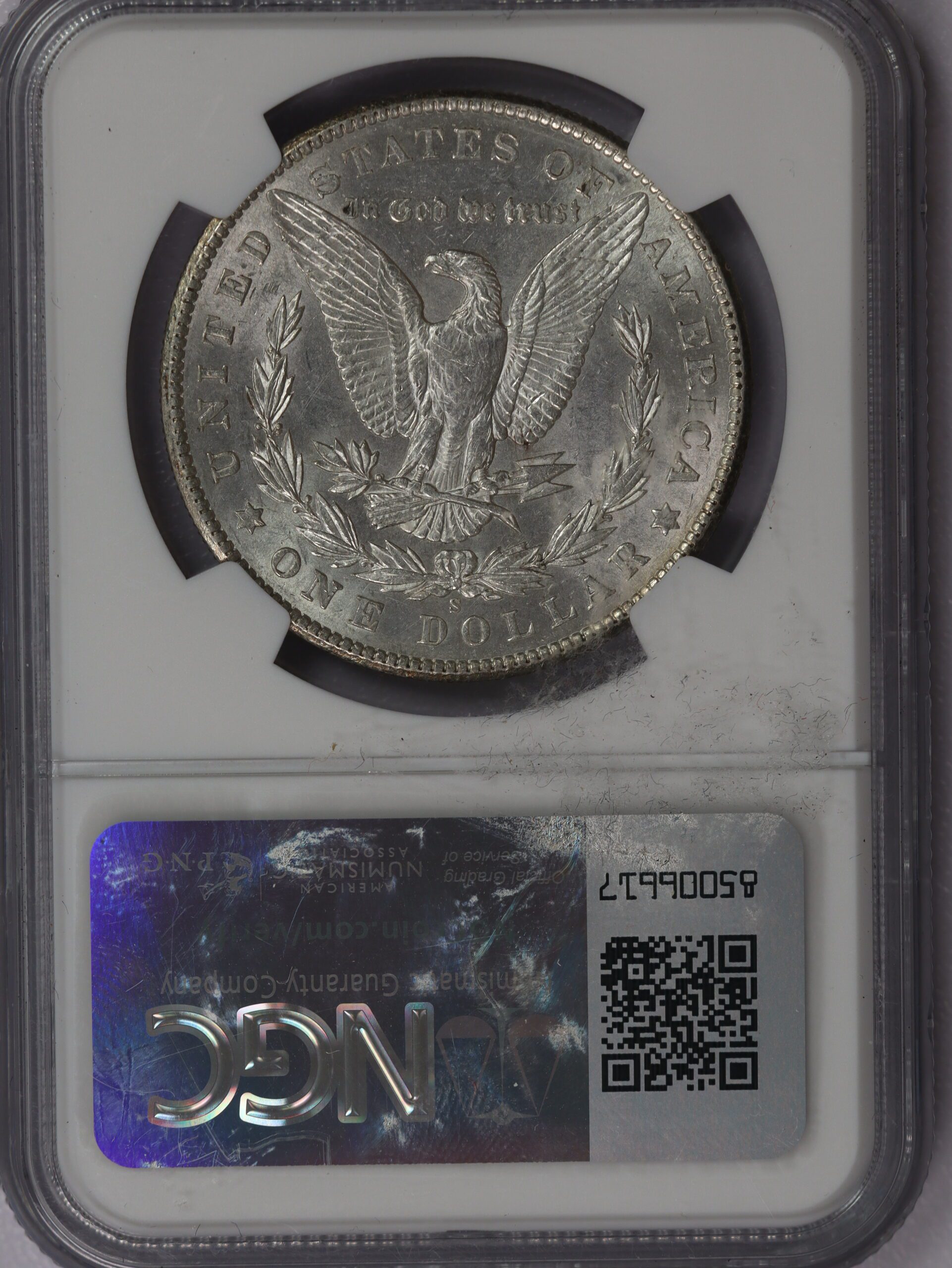 1902 S Morgan Dollar AU58 NGC - Image 2