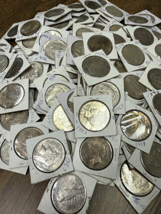 1922 To 1935 Scratch N' Dent Peace Dollar Lots - 3 Random Silver Dollars