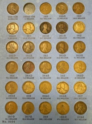 (1) 1909 to 1940 Lincoln Cent Collection *Only Missing 1909 S VDB