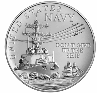 U.S. Navy Silver Medals - 2.5 oz. - .999 SILVER OGP
