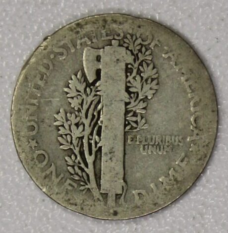 AUCTION- 1921 Mercury Dime AG to Good - Image 2