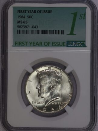1964 Kennedy Half Dollar MS65 NGC