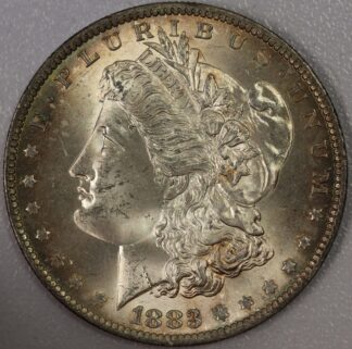 Auction - 1883 O Morgan Dollar UNC Toned