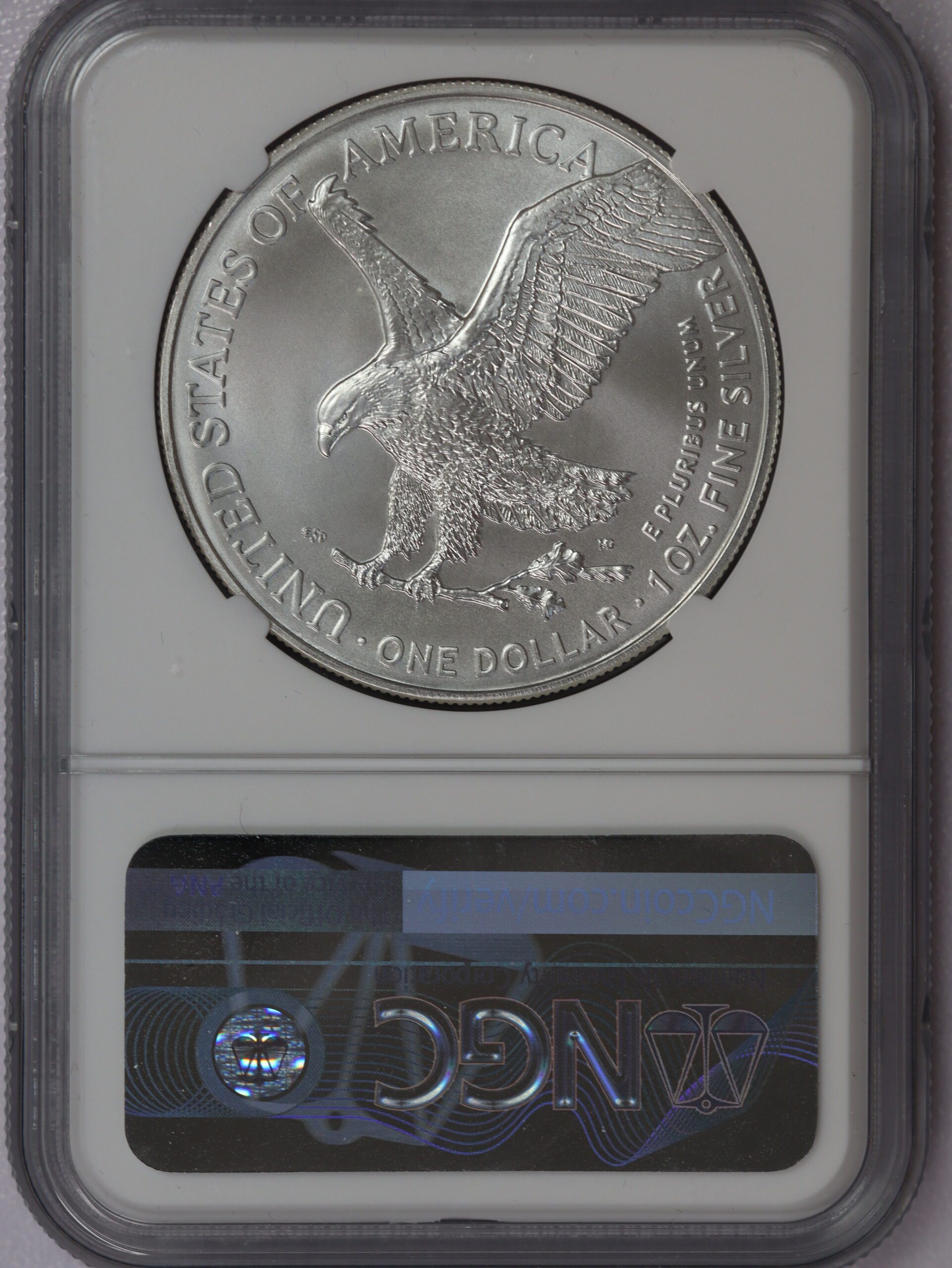 2022 (W) Silver Eagle Early Release Eagle White Label MS70 NGC