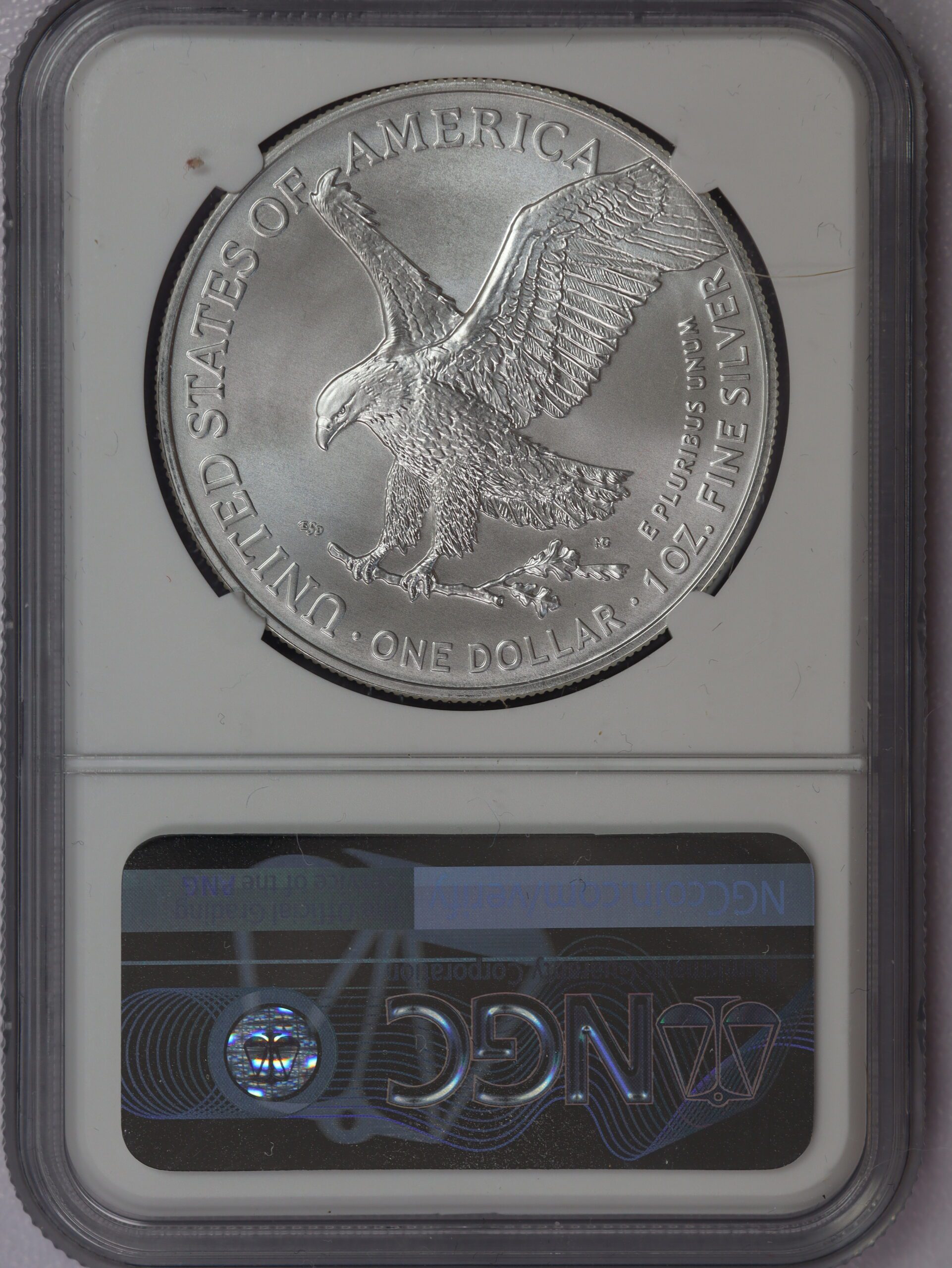 2022 Silver Eagle Early Release Scales Label MS70 NGC – Portsmouth