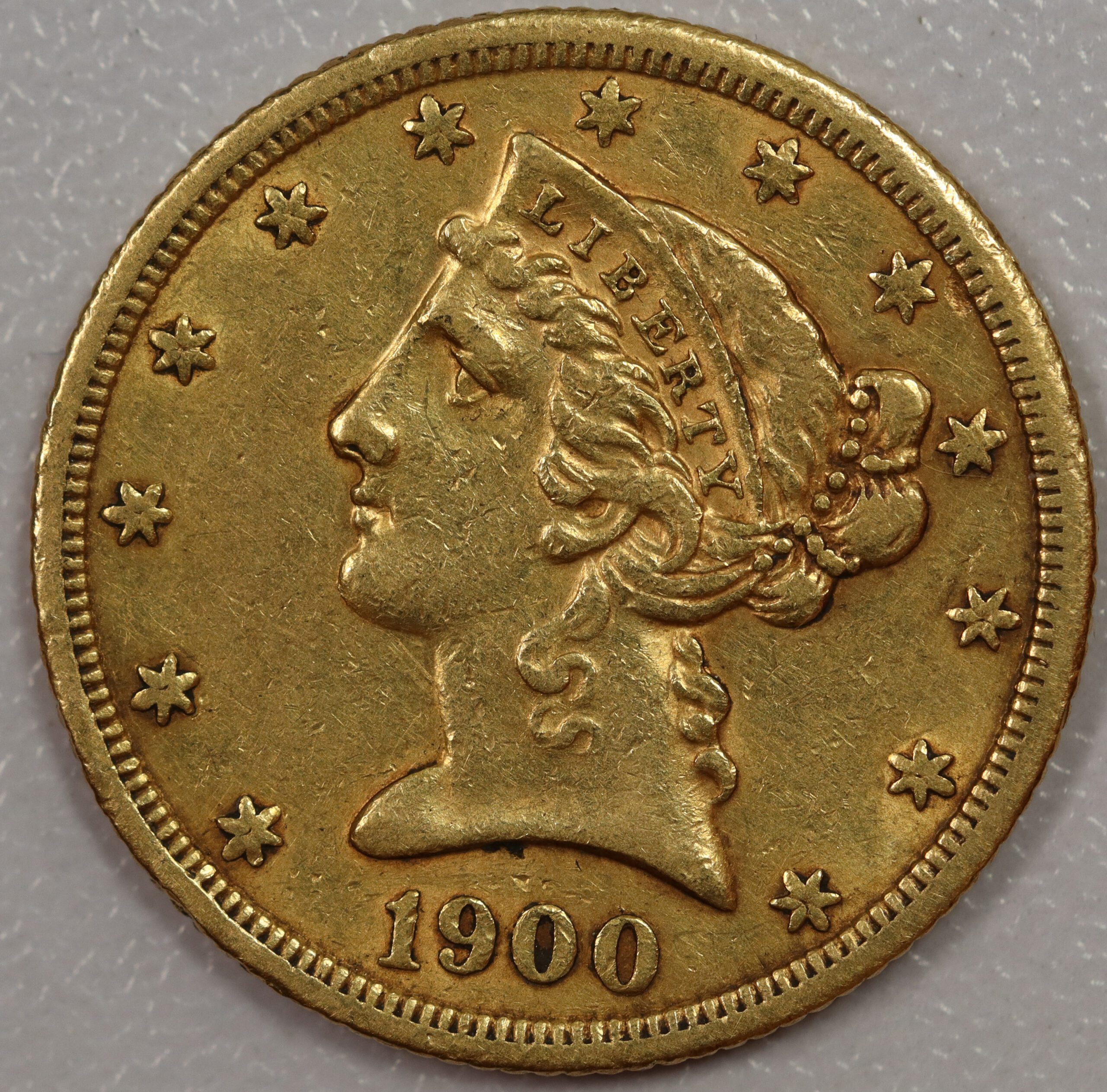 1900 S Liberty Head $5 Gold EF