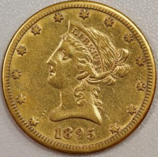 1895 O Liberty Head $10 Gold VF Cleaned