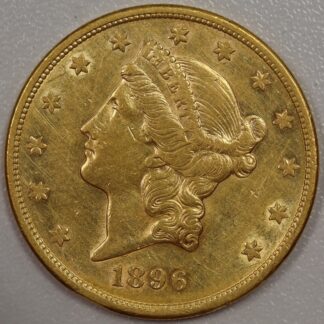 1896 S Liberty Head $20 Gold EF Cleaned