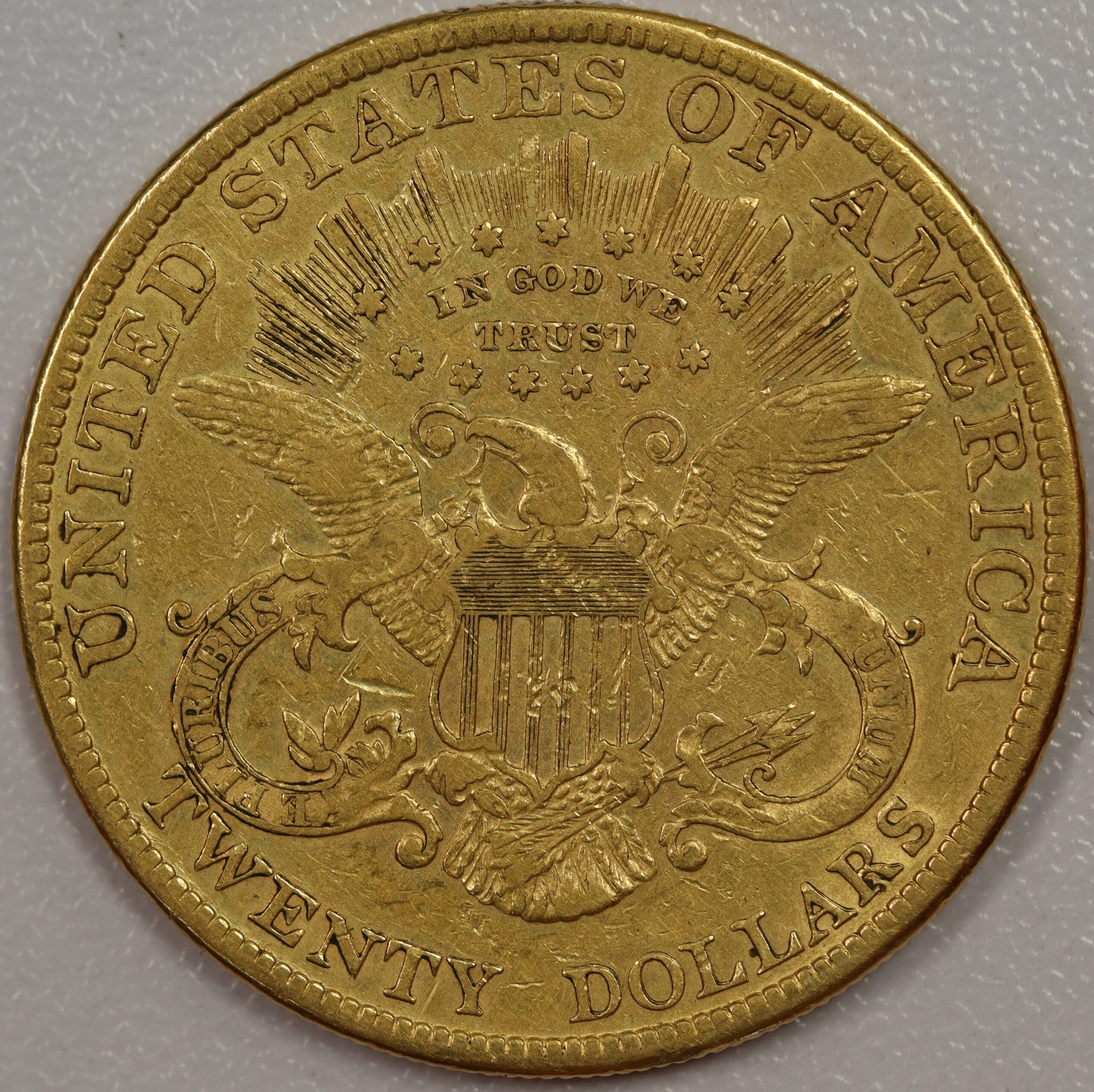 1879 Liberty Head $20 Gold EF - Image 3
