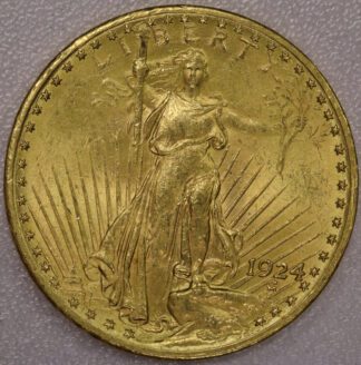 1924 Saint Gaudens $20 Gold UNC