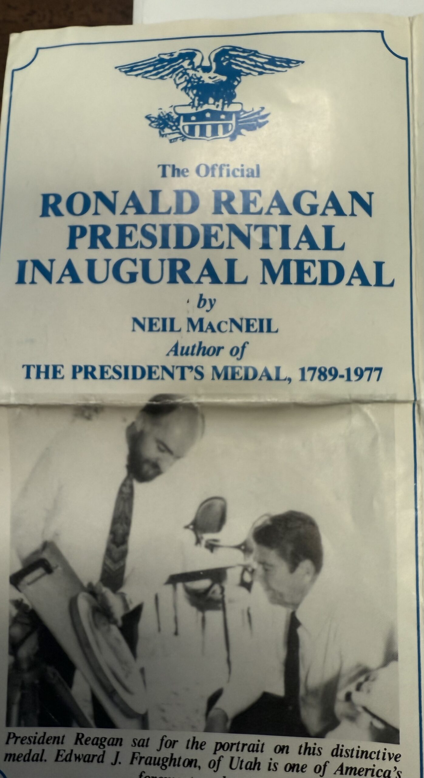 Auction - 1981 Ronald Reagan Inaugural Medal .999 1 oz Silver - Image 5