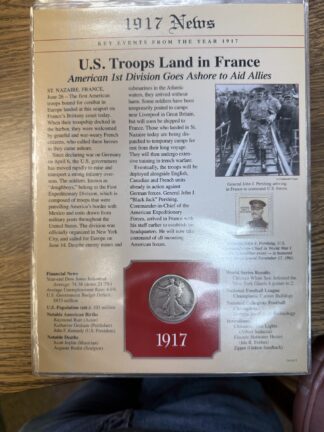 1917 to 1947 Walking Liberty Half Dollar Includes Stamps With History For The Year - 22 Coins *Video