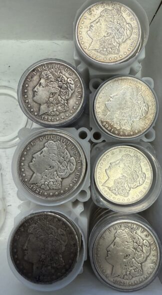 1 (Sale) 1921 (P) D S Morgan Dollar Circ F To AU