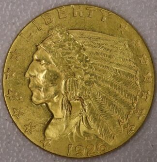 1926 AU Head $2.50 Gold AU